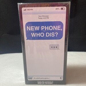 New‎ Phone Who Dis? Text Messaging Adult Party Card Game WDYM 17+ NEW